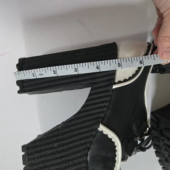 Sugar Baby laly black platform heels kawaii cosplay dolls kill sz 6 - Picture 6 of 9